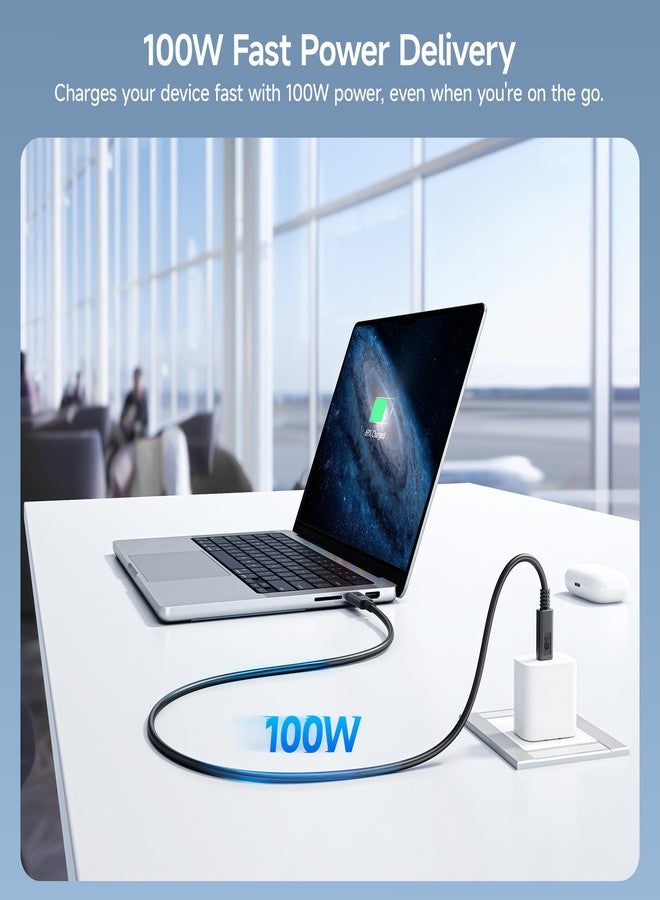 Cable Matters [USB-IF Certified] 10 Gbps Gen 2 USB C Cable - 3.3ft / 1m, Supports Up to [4K@60Hz Video, 100W Charging, 10Gbps Data Transfer], Black - Image 5