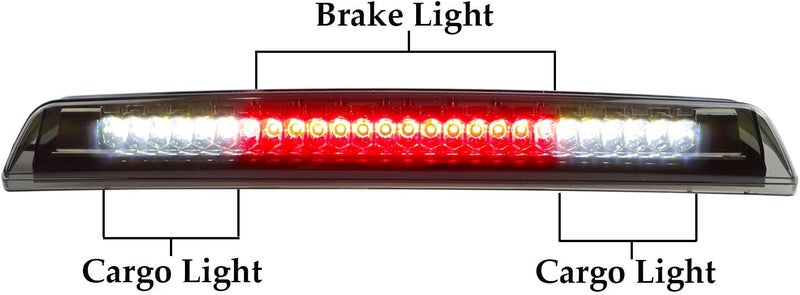 Bomusou Sanzitop HM004-CR 3rd Brake Light for Nissan Titan and Frontier - Image 4