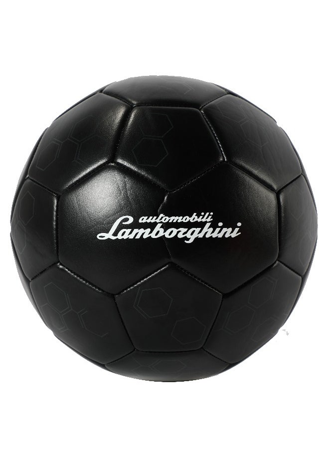LAMBORGHINI No.5 Pvc Soccer Ball-Black  - Image 1