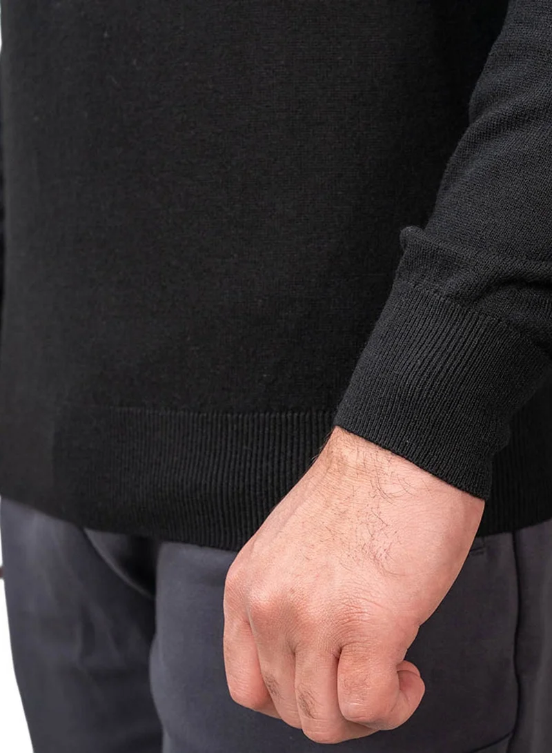 GIORDANO  Men’s Mock Neck Jersey Knit Relaxed Fit Sweater for Men | Best Price UAE