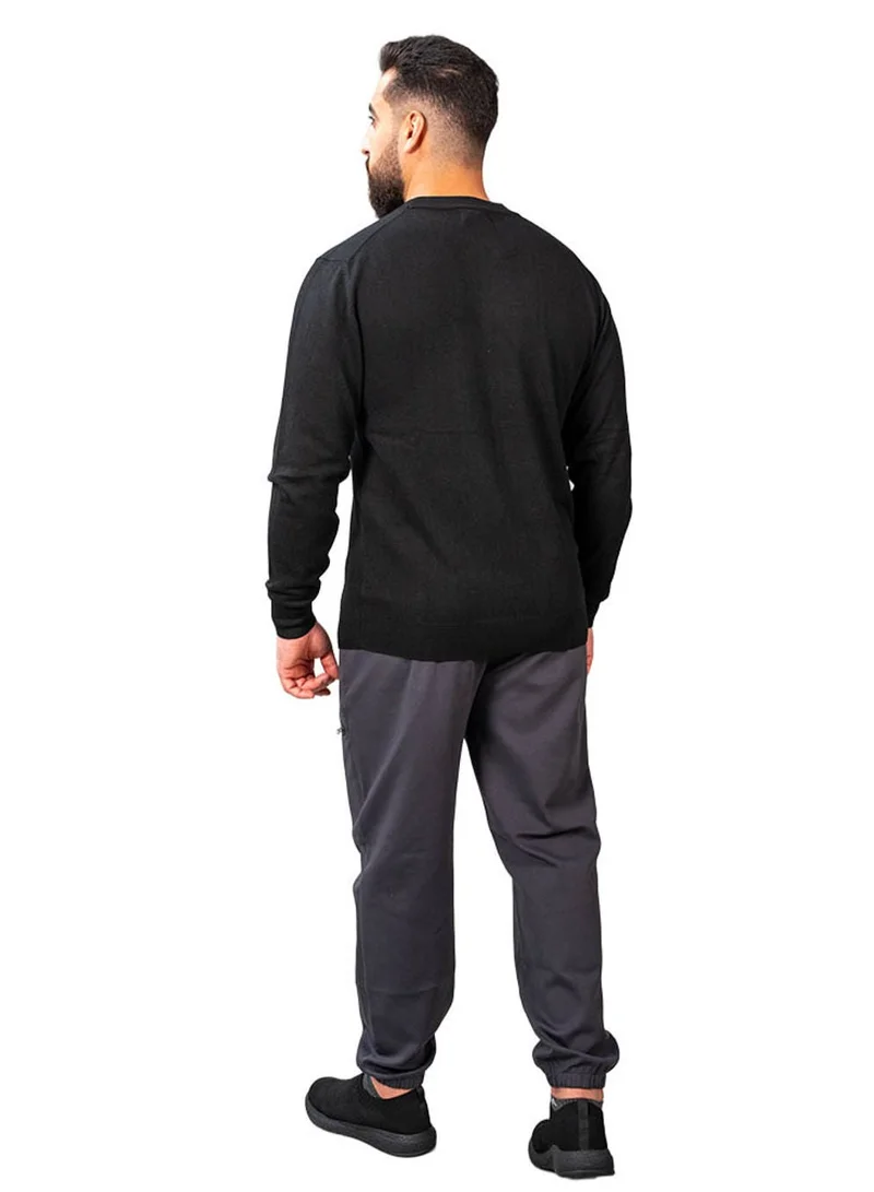 GIORDANO  Men’s Mock Neck Jersey Knit Relaxed Fit Sweater for Men | Best Price UAE