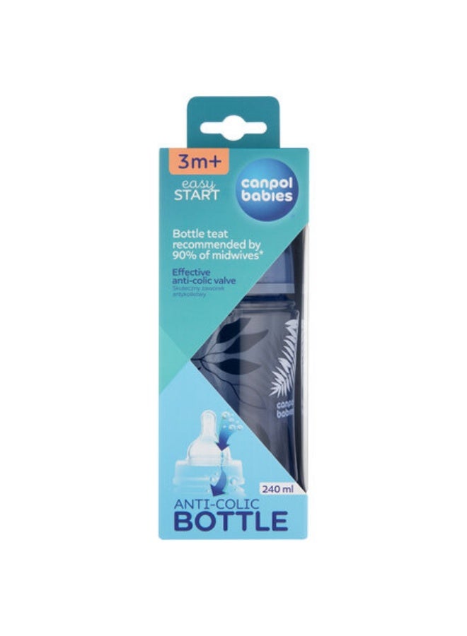 Canpol babies EasyStart Anti-Colic Bottle 240ml 3M+ - Image 1