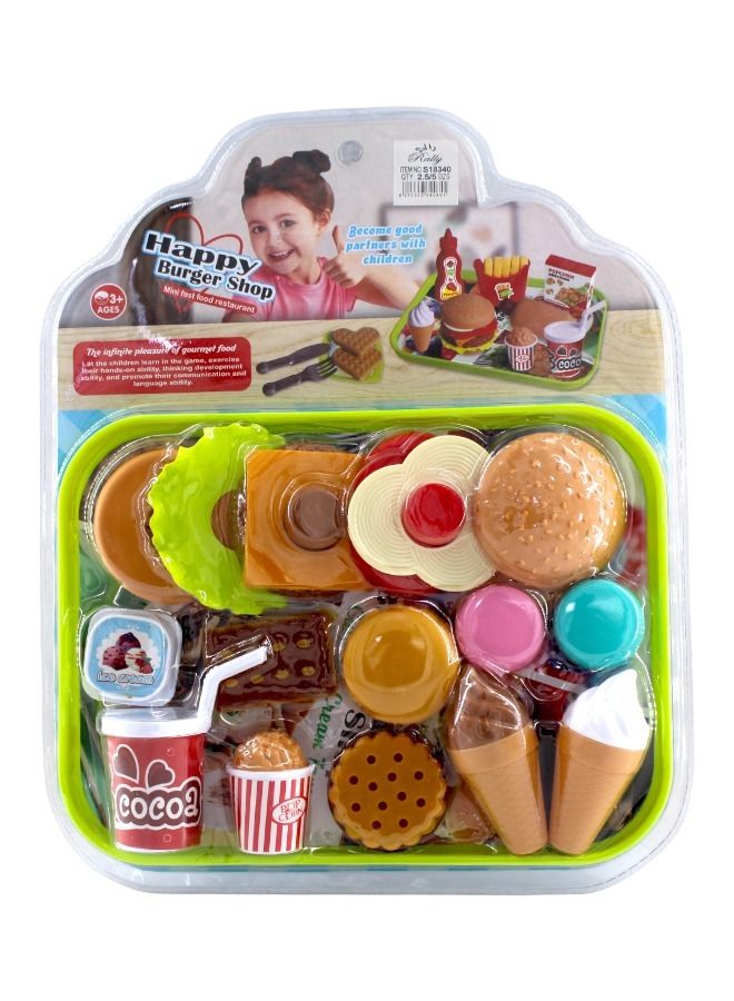 Rally Tableware Fast Food Pretend Play Set - Image 3