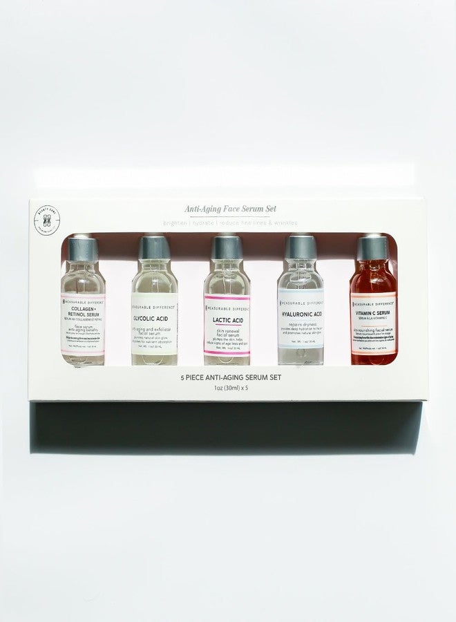 Measurable Difference Youthful Radiance Serum Set with Vitamin C, Hyaluronic Acid, and Peptides - Unveil Vibrant Skin, Diminish Fine Lines and Wrinkles - Image 2