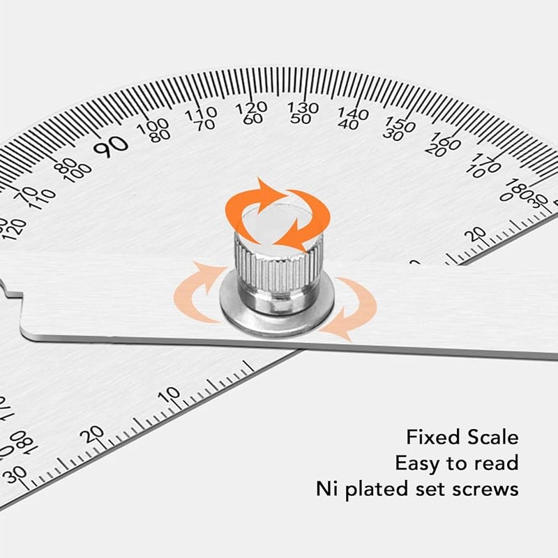 أداة قياس مسطرة منقلة قابلة للتعديل من الفولاذ المقاوم للصدأ - Image 5