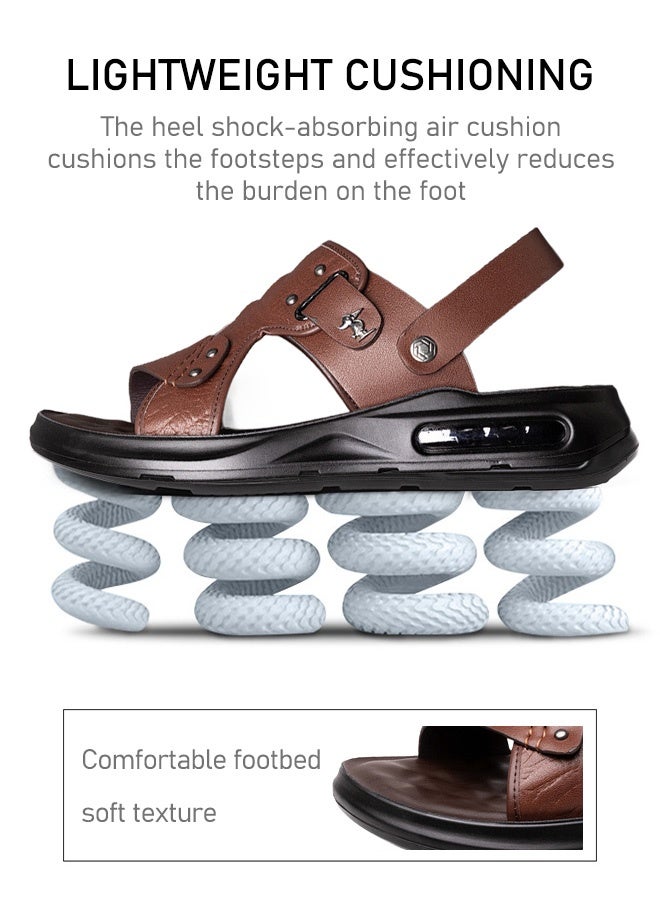Leather men's sandals  - Image 2