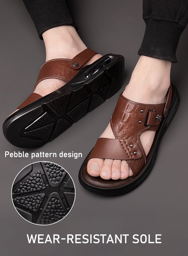 Leather men's sandals  - Image 3