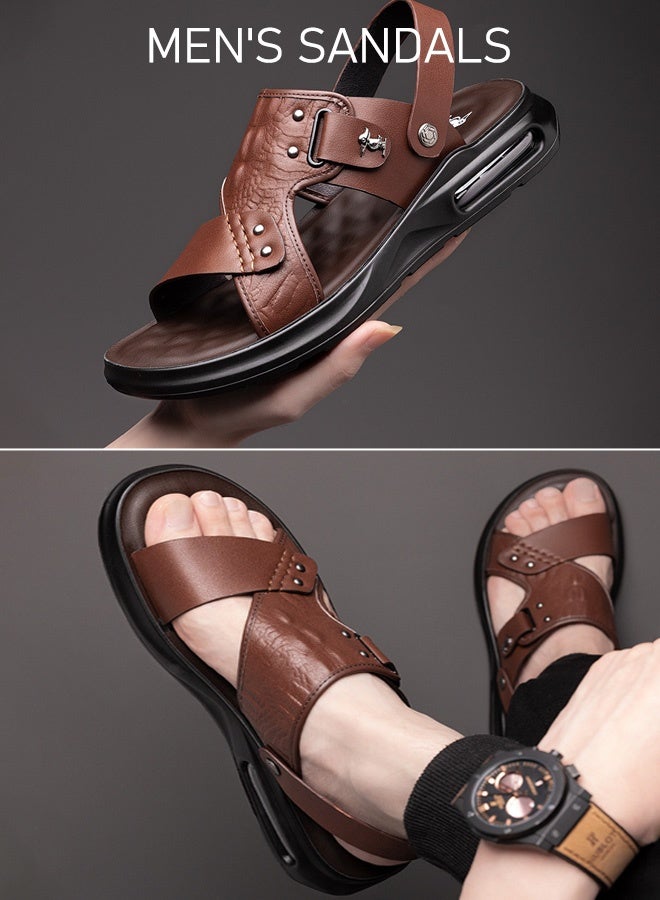 Leather men's sandals  - Image 4