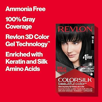 Colorsilk Revlon Colorsilk Permanent Hair Dye Medium Golden Brown 434g PACK OF 3 - Image 3