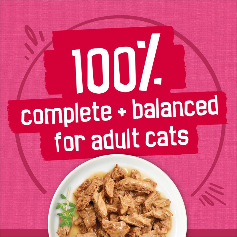 Friskies Purina Friskies Gravy Wet Cat Food Variety Pack, Surfin’ and Turfin’ Prime Filets Favorites - 48 ct. Can - Image 5
