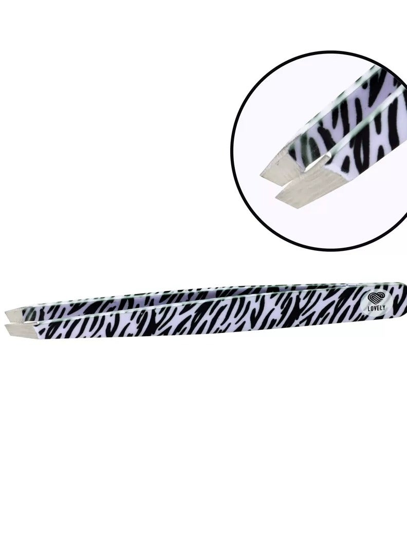 لافلي ‎لوفلي: ملاقط حواجب ملونة سفاري (نمر الثلج)