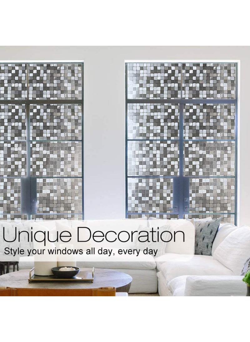 Y&D Window Film Decorative Privacy No Glue Glass Sticker For Door Home House Ofiice Heat Control Anti UV 60 x 200 cm  - Image 4