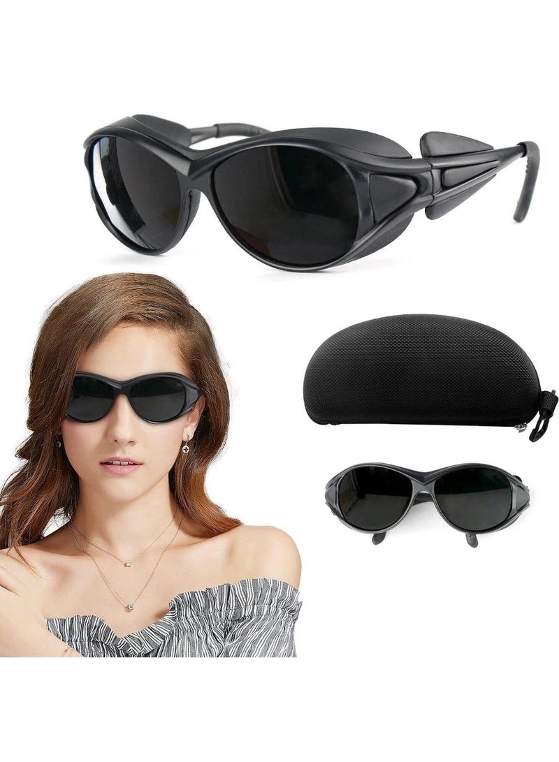 Red Light Therapy Protective Glasses | UV Laser Safety Glasses | Infrared Safety Glasses | Eye Protection for Hair Removal Devices, Beauty Equipment, and Solarium Use - Image 1