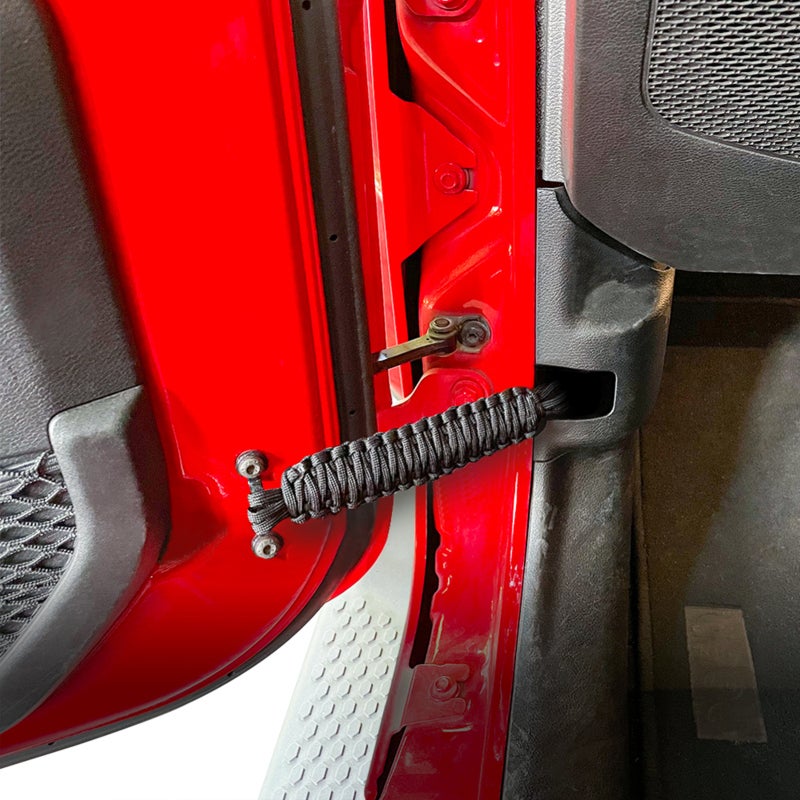 Car Door Limit Strap Red-Type A: Premium Durable Easy Installation Door Safety Strap - Perfect Fit Replacement for Jeep Wrangle TJ JK JL JT 2007-2019 for Off-Road Enthusiasts - Image 2