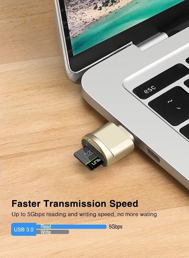 Tersely [2 Pack] Type C Micro SD/TF Card Reader,USB-C Portable OTG Card Adapter with Anti-Loss Lanyard,Compatible with Laptops, MacBook, iPhone 18/17/16/15 pro max, for Samsung Galaxy, Google Pixel - Image 2