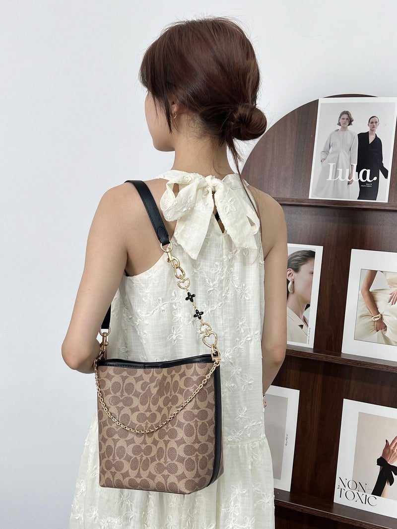 Koujia'S New City17 Bucket Bag Presbyopic Retro Handbag Large Capacity Single Shoulder Crossbody Bag Armpit Bag Women'S Bag - Image 5