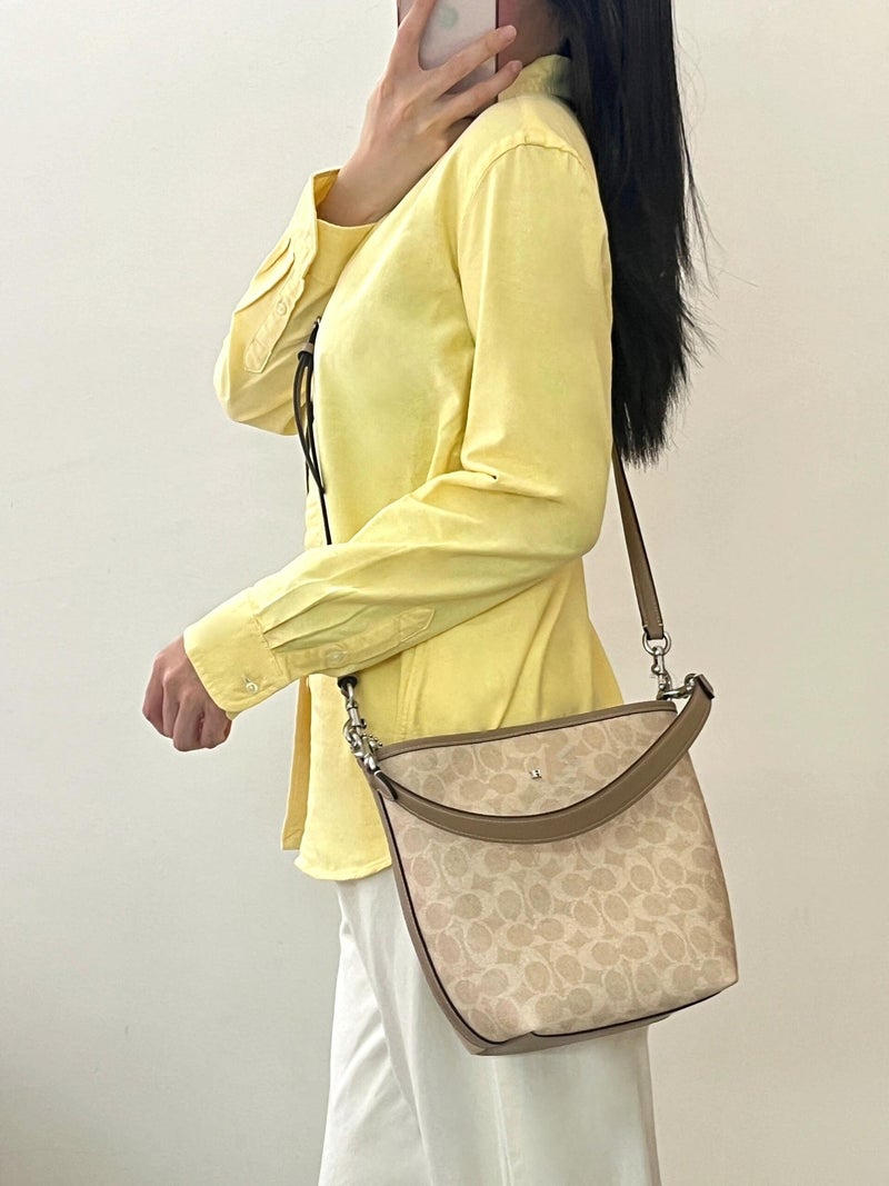 Koujia'S New City17 Bucket Bag Presbyopic Retro Handbag Large Capacity Single Shoulder Crossbody Bag Armpit Bag Women'S Bag - Image 3