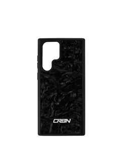 crbn Real Carbon Fiber Carbon Fiber Samsung S22 Ultra Phone Back Cover (Forged) 