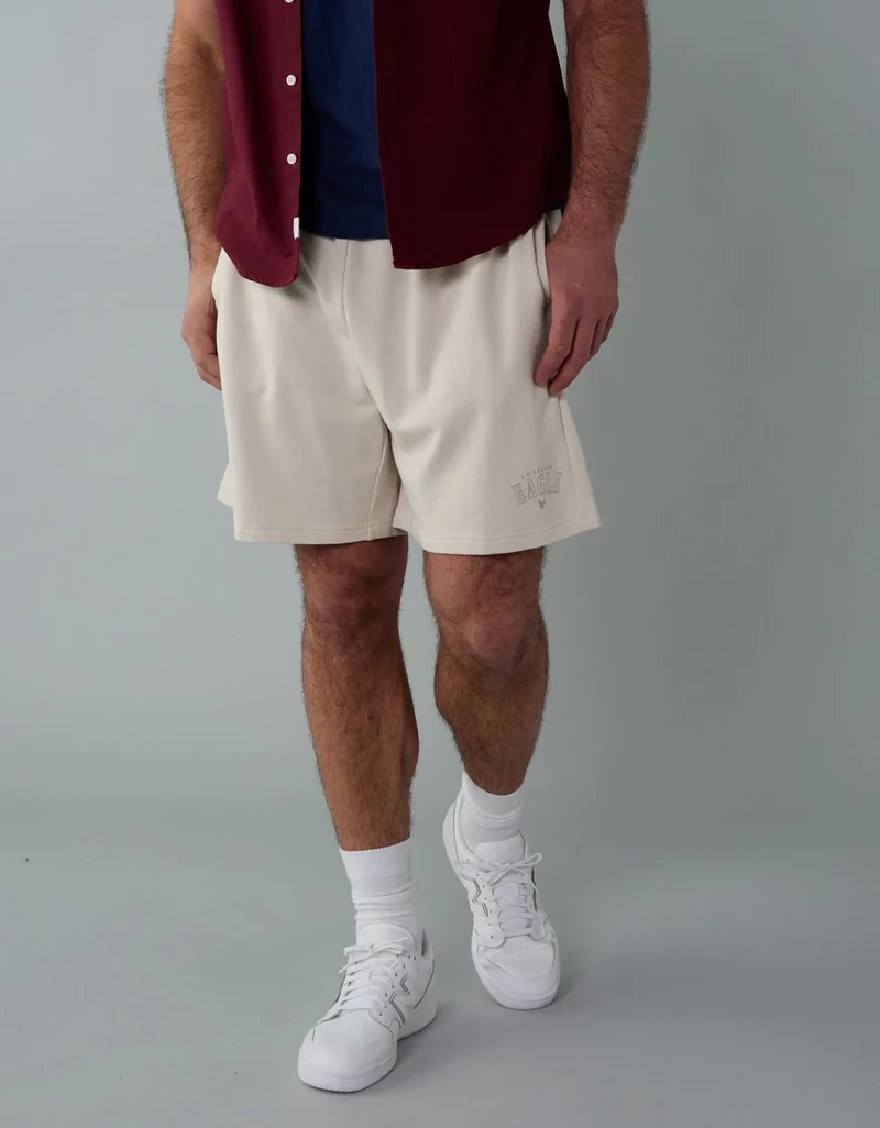 American Eagle AE Fleece Graphic Short