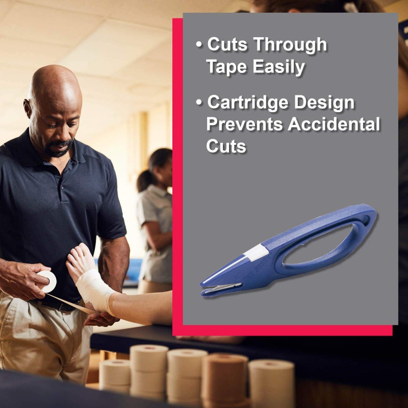 Cramer Athletic Training Supplies, Shark Tape Cutter & Remover Liquid for Adhesive Removal, Safe Edge Scissors, Bandage Shears & Solution to Safely Remove Athletic Tape, Standard Tape Cutter - Image 2