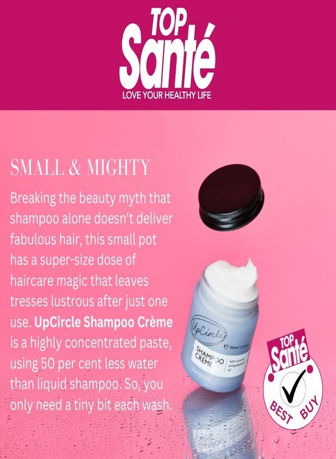 UpCircle Shampoo Crème with Rosemary Oil + Pink Berry 3.52oz - Gentle Formulation To Soothe + Cleanse - Coconut + Grapefruit oil - Natural, Vegan + Cruelty-Free - Image 2