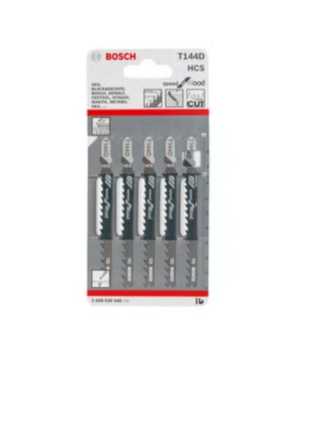 Bosch Pack Of 5 T144D Wood Blades - Image 2