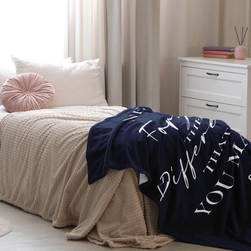 Butonus Retirement Gift for Woman Men  Thank You Gifts for Men Blue Blanket 60""x50""  Staff Volunteer Librarian Appreciation Gifts  Chaos Coordinator Gifts for Men  You Make a Difference Gifts - Image 5
