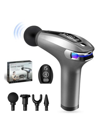 Massager Gun Pro Deep Tissue Therapy Pain Relief Rechargeable Muscle Massager Gun with LCD Display Silent Brushless Motor Percussion Gun 2 Modes 8 Speed Extended Handle Stardust Gray - pzsku/ZEA73CB12A154A23E169AZ/45/_/1725835926/039a5238-e7fe-4c32-9af8-37d6c0d9c498