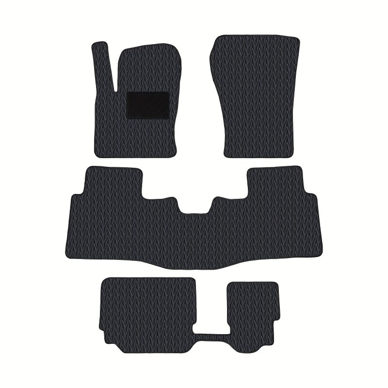 Front And Second Row Floor Mats for Skoda Kodiaq 7 Seater 2016 2024 Heavy Duty Black - Image 5