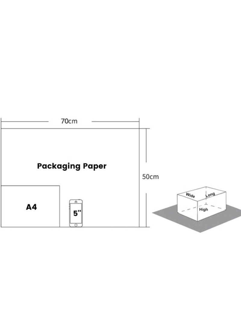 نيمبوت 6 أوراق ورق تغليف الهدايا مع الملحقات، ورق تغليف هدايا العطلات، ورق تغليف هدايا عيد الميلاد DIY، ورق تغليف الهدايا لأعياد الميلاد، العطلات، الزفاف، الحفلات، تغليف هدايا الأطفال (70 سم × 50 سم) - Image 2