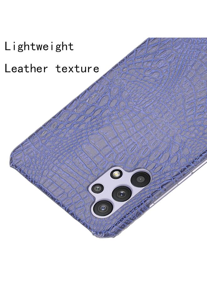 S-TOP Case For Samsung Galaxy A32 4G European version Shockproof Crocodile Texture PC + PU Case - Image 4