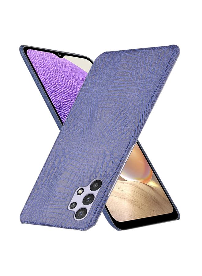 S-TOP Case For Samsung Galaxy A32 4G European version Shockproof Crocodile Texture PC + PU Case - Image 2