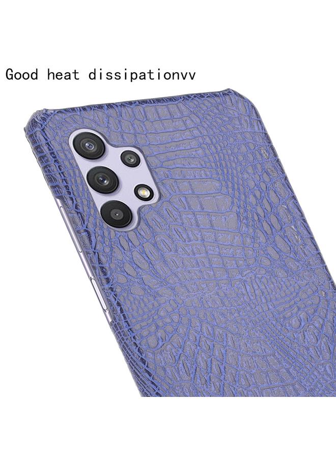 S-TOP Case For Samsung Galaxy A32 4G European version Shockproof Crocodile Texture PC + PU Case - Image 5