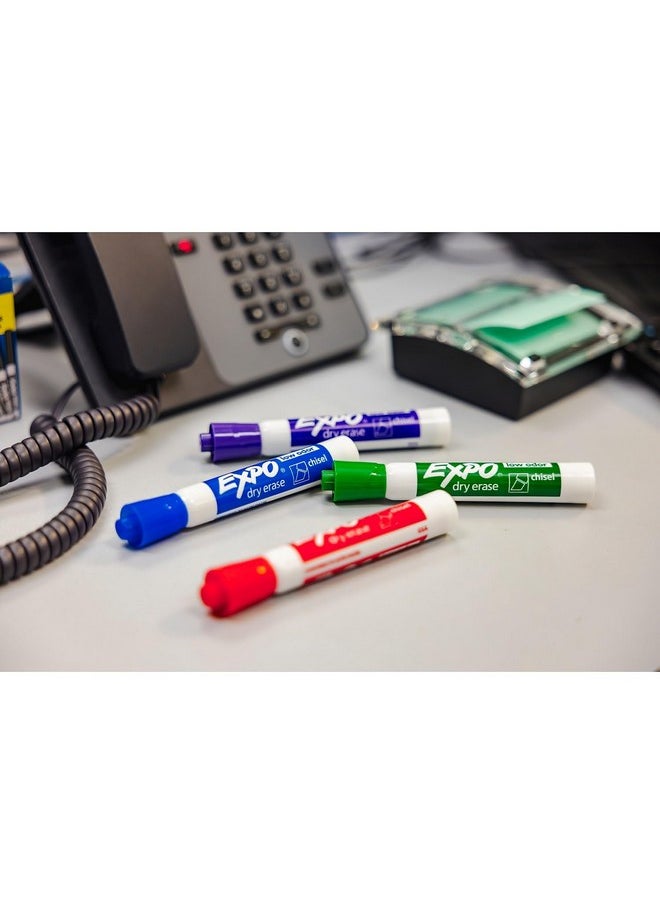 Expo EXPO® Low-Odor Dry-Erase Markers, Chisel Point, Purple, Pack Of 12  - Image 4