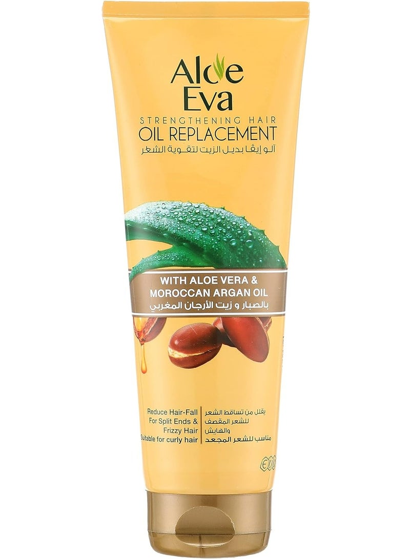 Aloe Eva Shampo Plus Oil Replacement with Aloe vera And Moroccan Argan oil 230+250 Ml - Image 2
