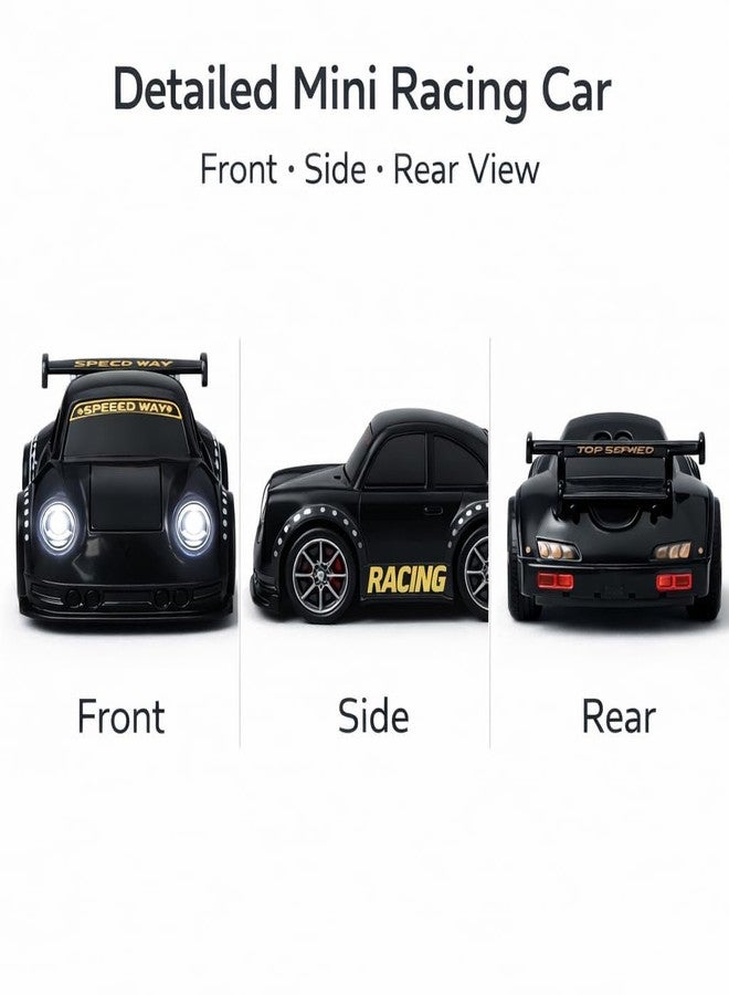 Babelly Remote Control Racing Car for Kids | Mini RC Drift with LED Lights | 3 Mode Smart RC - Remote Control, Follow & Escape Mode (3+ Years) (Black Escape Car) - Image 4