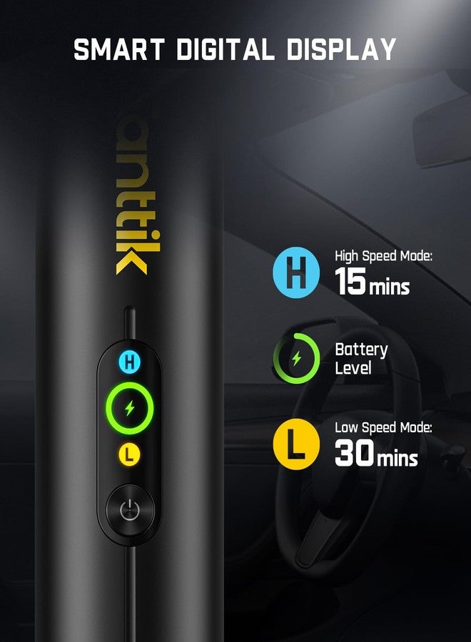 Fanttik Slim V10 APEX Cordless Car Vacuum, 4-in-1 Portable Mini Handheld Vacuum, 19000pa Suction Power, Upgraded Smart Digital Display, 2 Suction Modes for Car, Office Desk, Keyboards - Image 2
