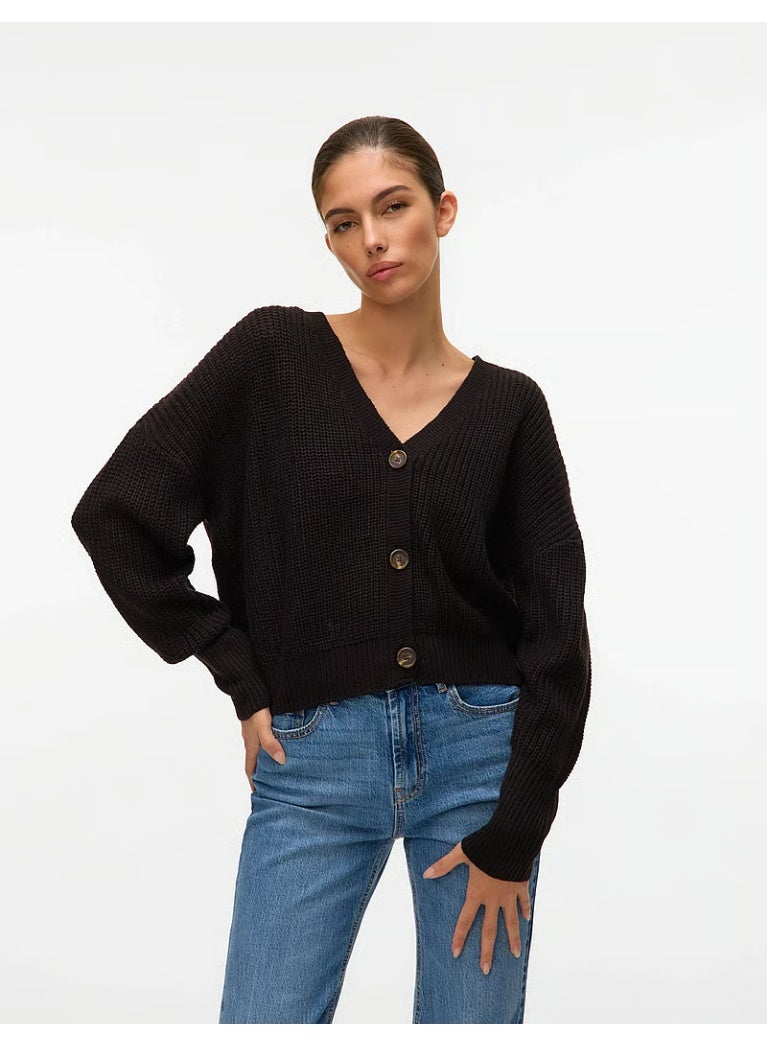 Vmlea Ls V-Neck Cuff Cardigan Noos