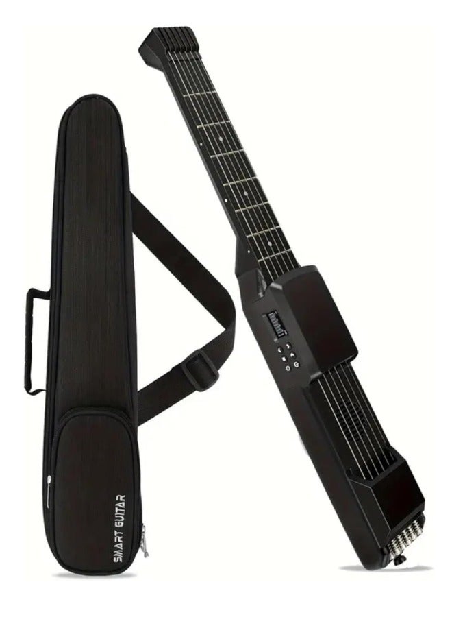 Megarya Smart Guitar with AI MIDI Technology & USB Charging - Electric/Acoustic Guitar Hybrid, Silent Practice System with Headphones/Speaker, No Tuning Required, Portable Electric Guitar for Beginner - Image 1