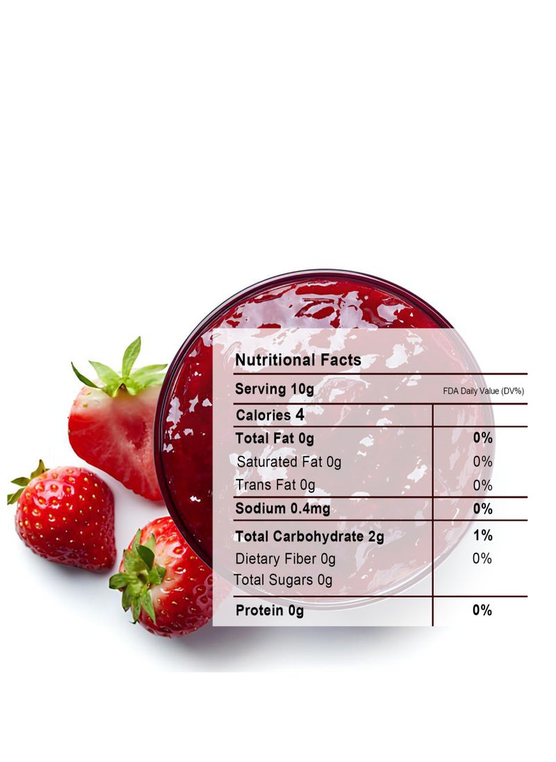STEVIA JAM - Natural strawberry jam zero sugar added - sweetened with natural stevia from Stevia Jam - low in calories - suitable for everyone who follows a healthy lifestyle - Image 1