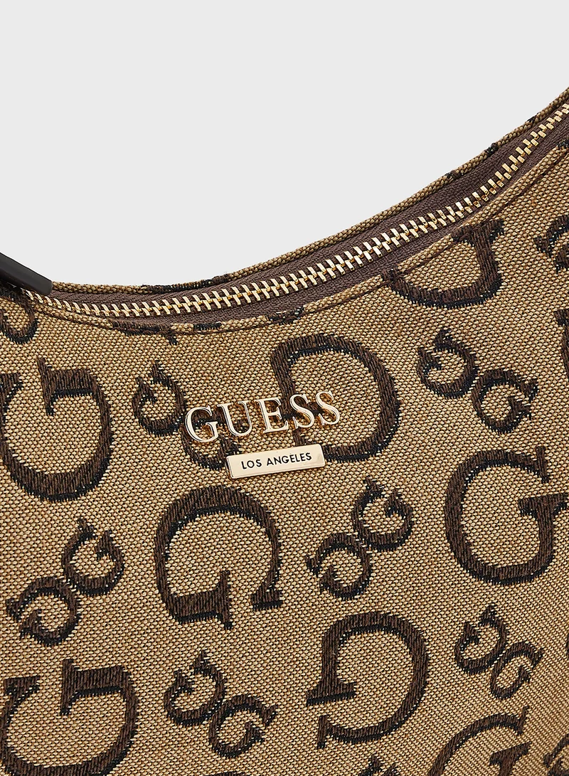جس Monica Mini Top Zip Hobo