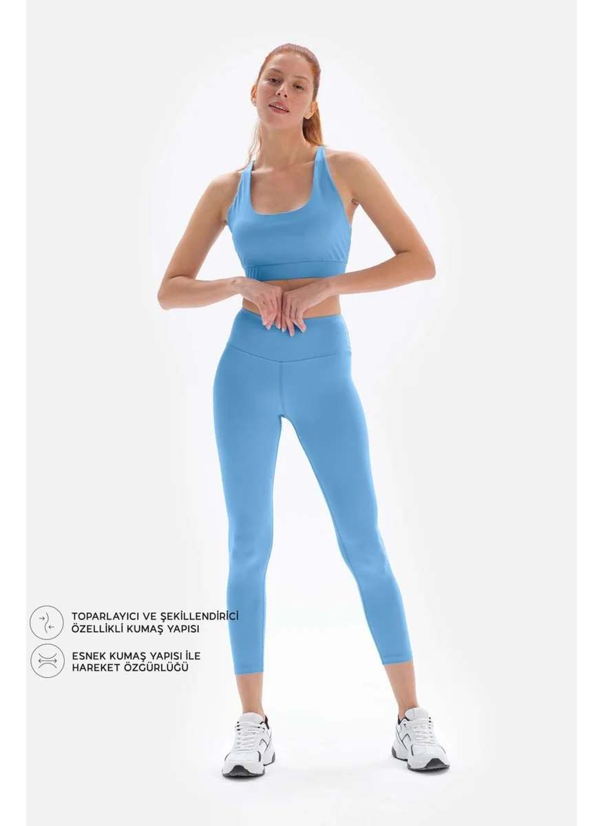 داجي Light Blue Women's Long Tights Pa