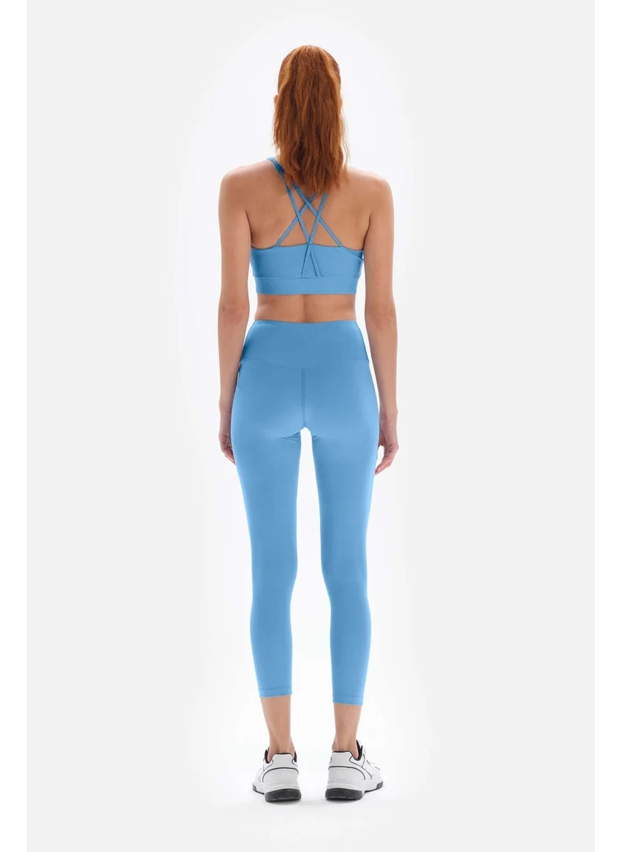 داجي Light Blue Women's Long Tights Pa
