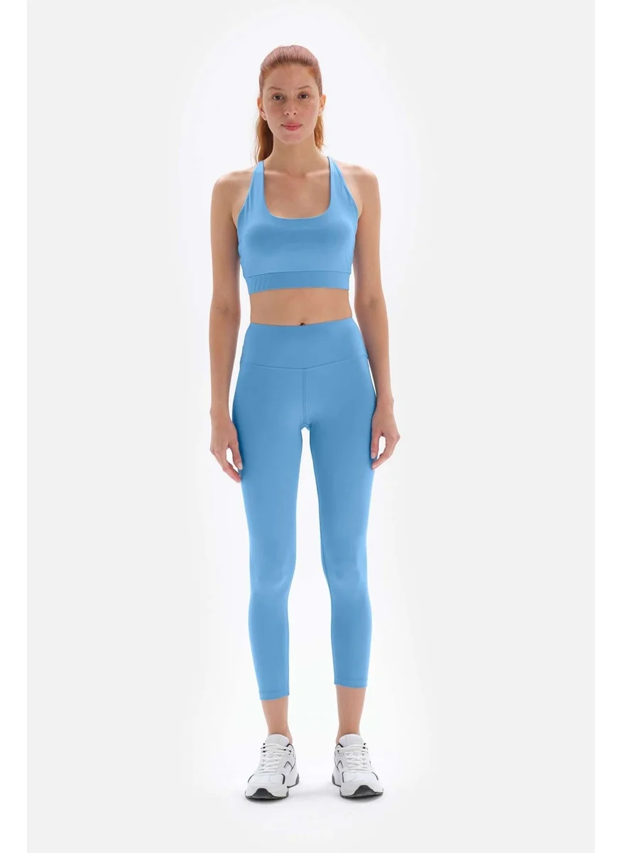 داجي Light Blue Women's Long Tights Pa
