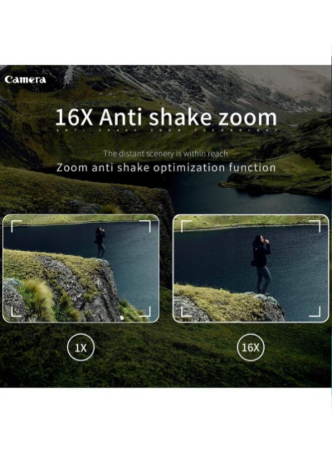 Camera 4K 64MP Digital Camera with Macro Lens, 16X Digital Zoom, 3-Inch IPS Display, and HD Night Photography - Image 5