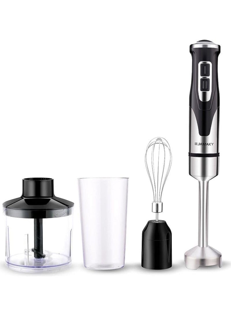 JAMAKY Italy Jamaki 4 in 1 Hand Blender 2000 Watts, White - Image 1