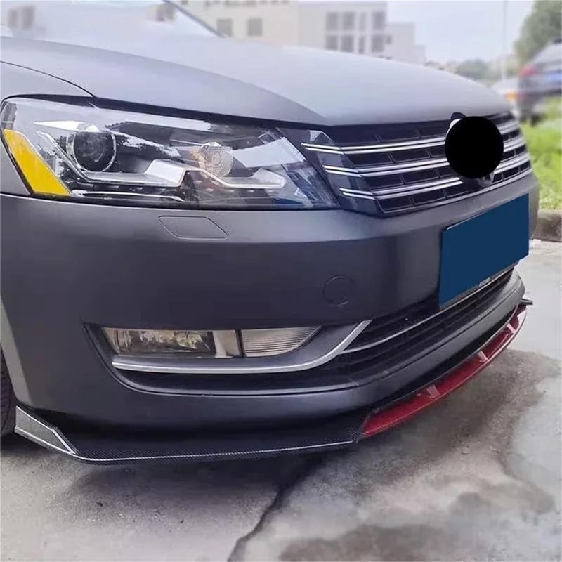 QASULER Carbon Front Skirt Splitter for VW Passat B7 - Image 4