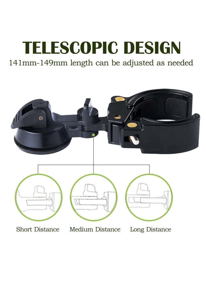 Generic Telescope Phone Adapter & Mobile Device Holder for Spotting Scopes, Telescopes, Microscopes, Monoculars, and Binoculars - Compatible with iPhone & Samsung for Nature Recording (Suction Cup)  - Image 4