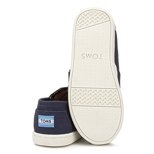 TOMS Tiny Classic Navy Canvas Alpargata, Navy, 11 - Image 5