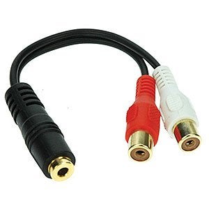 Manhattan Eeejumpe 6 inches Stereo Splitter-3.5mm Jack to 2-RCA Jacks Audio Adapter - Image 3